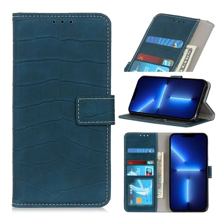 Crocodile Texture Horizontal Flip Leather Case with Holder & Card Slots & Wallet For iPhone 13 mini For iPhone 13