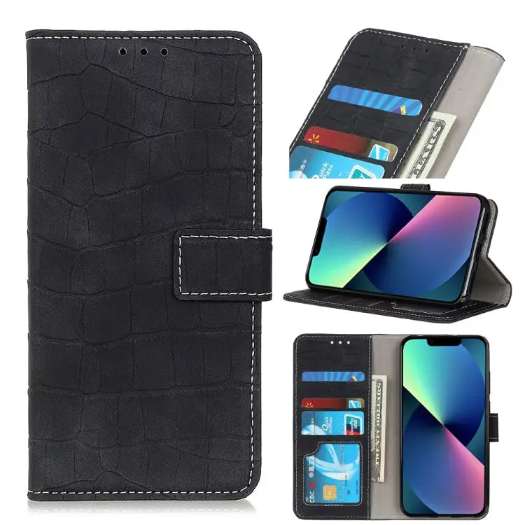Crocodile Texture Horizontal Flip Leather Case with Holder & Card Slots & Wallet For iPhone 13 mini For iPhone 13