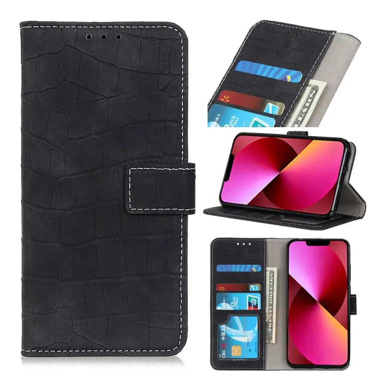 Crocodile Texture Horizontal Flip Leather Case with Holder & Card Slots & Wallet For iPhone 13 mini For iPhone 13