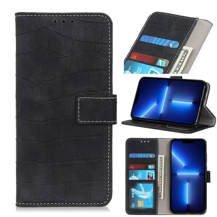 Crocodile Texture Horizontal Flip Leather Case with Holder & Card Slots & Wallet For iPhone 13 mini For iPhone 13