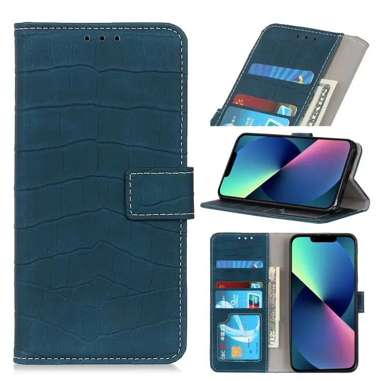 Crocodile Texture Horizontal Flip Leather Case with Holder & Card Slots & Wallet For iPhone 13 mini For iPhone 13