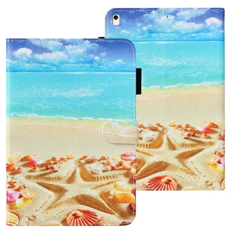 Cross Texture Painted Horizontal Leather Case with Sleep / Wake-up Function & Card Slot & Holder & Wallet For iPad 10.2
