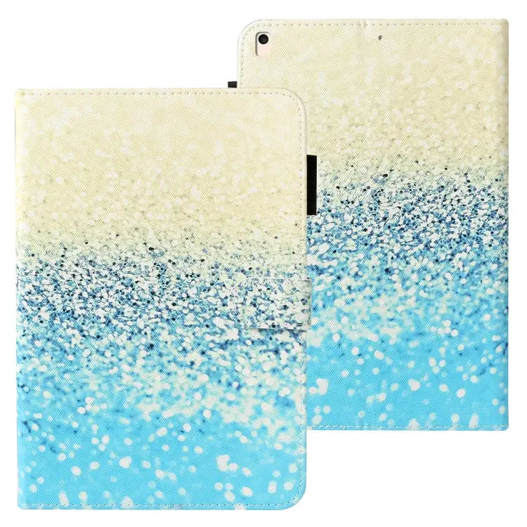 Cross Texture Painted Horizontal Leather Case with Sleep / Wake-up Function & Card Slot & Holder & Wallet For iPad 10.2