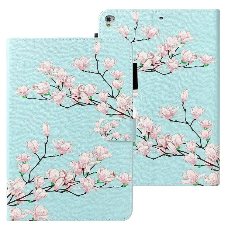 Cross Texture Painted Horizontal Leather Case with Sleep / Wake-up Function & Card Slot & Holder & Wallet For iPad 10.2