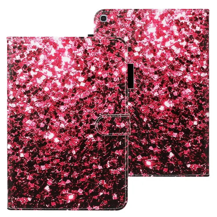 Cross Texture Painted Horizontal Leather Case with Sleep / Wake-up Function & Card Slot & Holder & Wallet For iPad 10.2