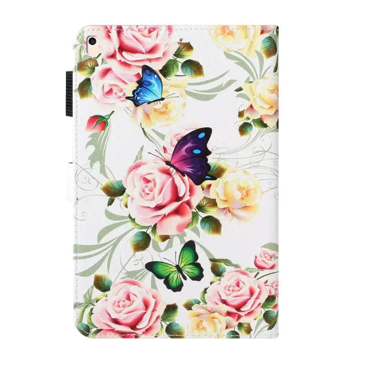 Cross Texture Painted Horizontal Leather Case with Sleep / Wake-up Function & Card Slot & Holder & Wallet For iPad 10.2