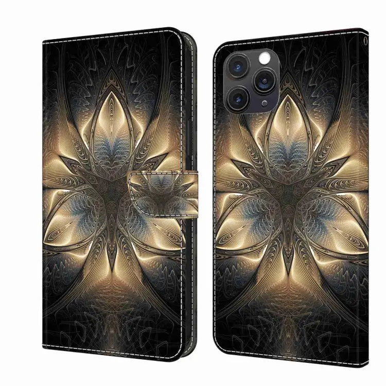 Crystal 3D Shockproof Protective Leather Phone Case For iPhone 11 Pro Max - For iPhone 11 Pro Max / Luminous Building