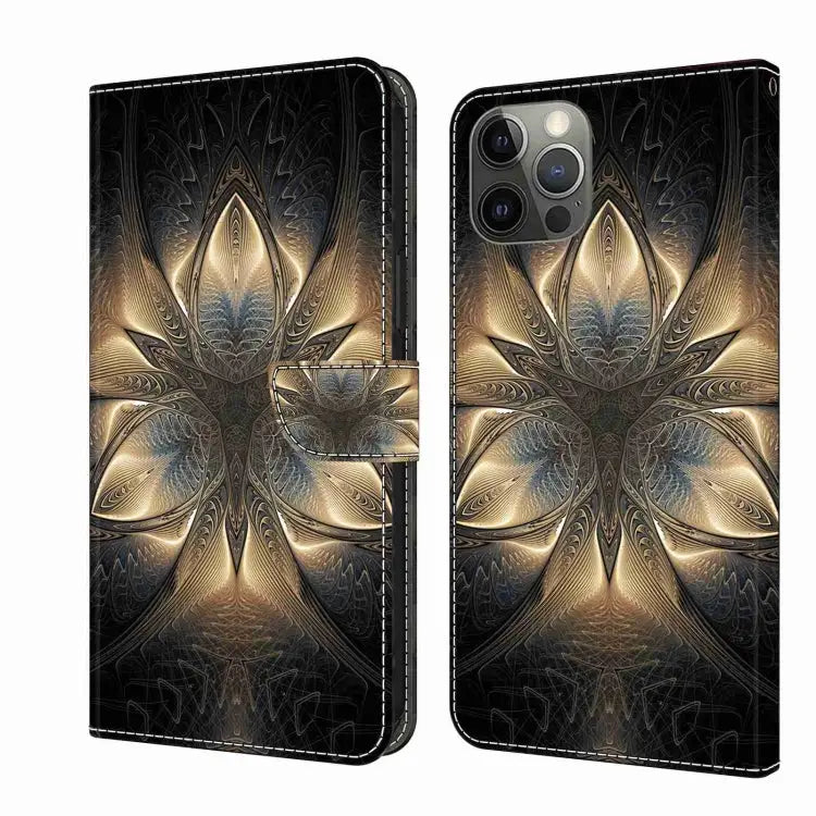 Crystal 3D Shockproof Protective Leather Phone Case For iPhone 11 Pro - For iPhone 11 Pro / Luminous Building