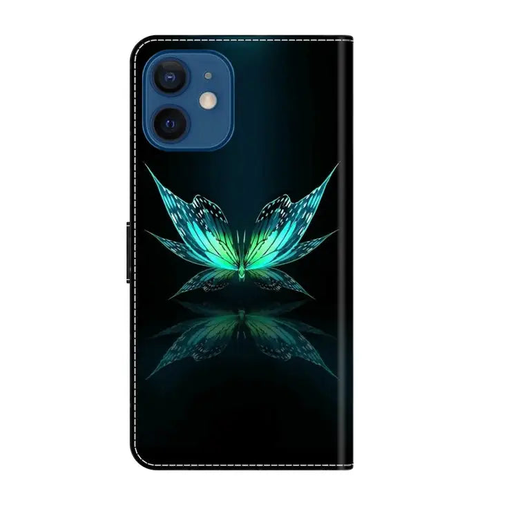 Crystal 3D Shockproof Protective Leather Phone Case For iPhone 12 mini / 13 mini