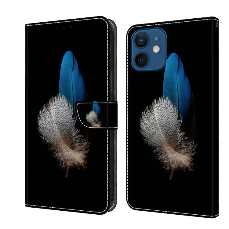 Crystal 3D Shockproof Protective Leather Phone Case For iPhone 12 mini / 13 mini - For iPhone 12 mini / 13 mini / Two