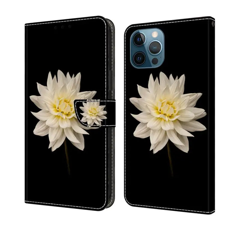 Crystal 3D Shockproof Protective Leather Phone Case For iPhone 12 Pro Max / 13 Pro Max - For iPhone 12 Pro Max / 13 Pro
