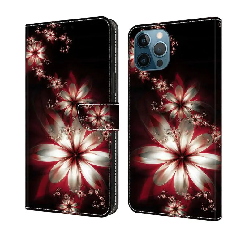 Crystal 3D Shockproof Protective Leather Phone Case For iPhone 12 Pro Max / 13 Pro Max - For iPhone 12 Pro Max / 13 Pro