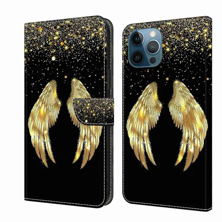 Crystal 3D Shockproof Protective Leather Phone Case For iPhone 12 Pro Max / 13 Pro Max - For iPhone 12 Pro Max / 13 Pro