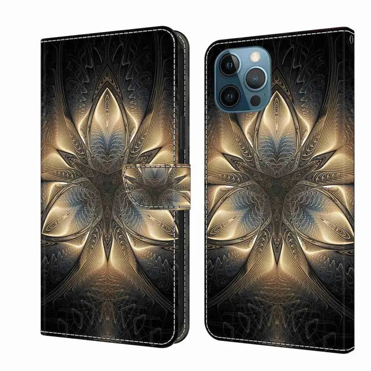 Crystal 3D Shockproof Protective Leather Phone Case For iPhone 12 Pro Max / 13 Pro Max - For iPhone 12 Pro Max / 13 Pro
