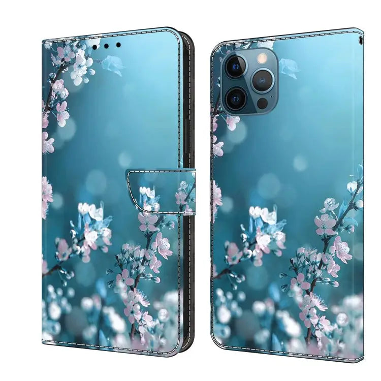Crystal 3D Shockproof Protective Leather Phone Case For iPhone 12 Pro Max / 13 Pro Max - For iPhone 12 Pro Max / 13 Pro