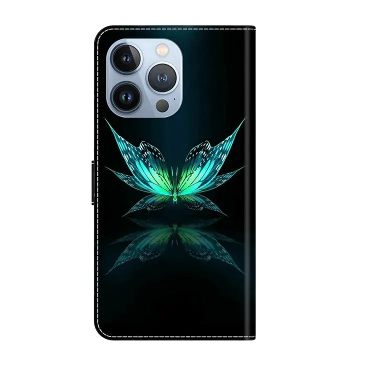 Crystal 3D Shockproof Protective Leather Phone Case For iPhone 13 Pro