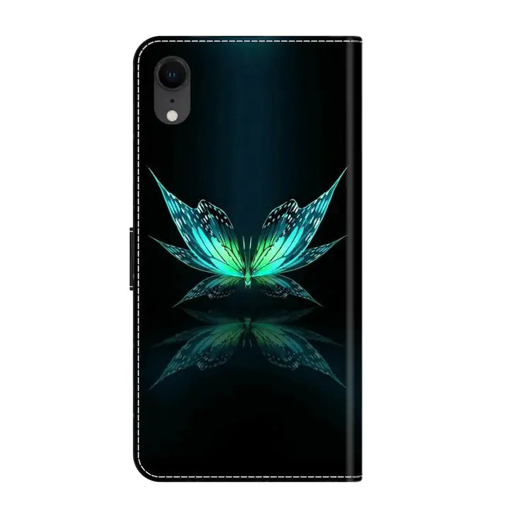 Crystal 3D Shockproof Protective Leather Phone Case For iPhone XR
