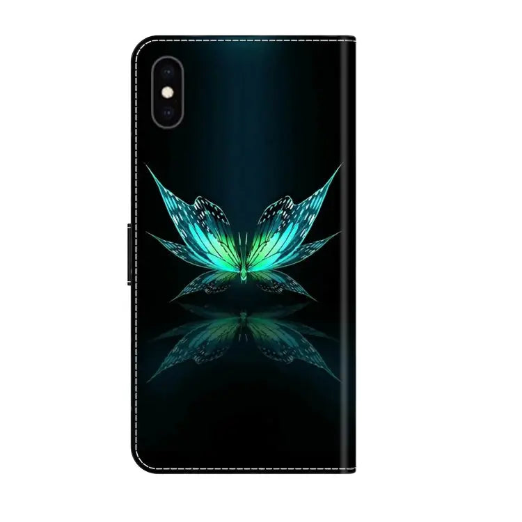 Crystal 3D Shockproof Protective Leather Phone Case For iPhone XS Max