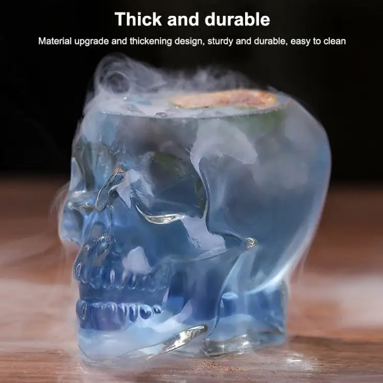 Crystal Skull Head Vodka Whiskey Shot Glass Transparent - Transparent