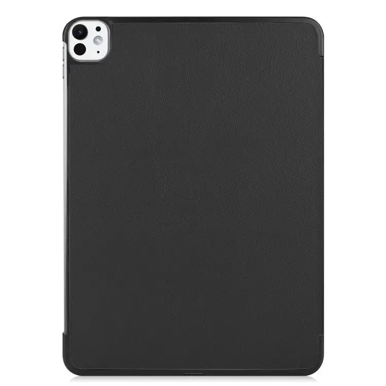 Custer Pure Color 3-Fold Holder Smart Leather Tablet Case For iPad Pro 11 2024 - Apple Accessories