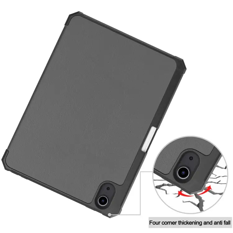 Custer Pure Color TPU Smart Leather Tablet Case with 3-Fold Holder & Pen Slot For iPad mini 6 / mini 2024 - For iPad