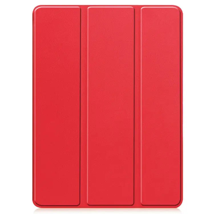 Custer TPU Pure Color 3-Fold Holder Smart Leather Tablet Case with Pen Tray For iPad Pro 11 2024 - Apple Accessories