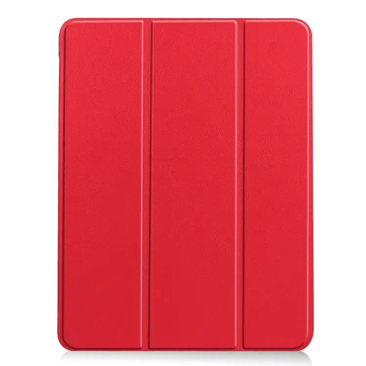 Custer TPU Pure Color 3-Fold Holder Smart Leather Tablet Case For iPad Air 11 2024 / 2025 - Apple Accessories