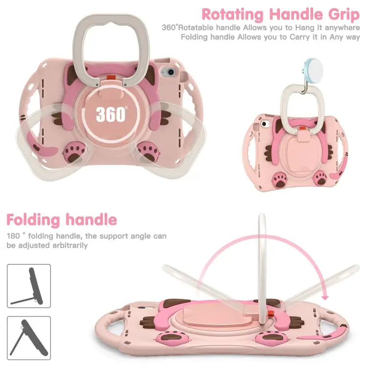 Cute Cat King Kids Shockproof EVA Tablet Case For iPad 10th Gen 10.9 2022 - Apple Accessories