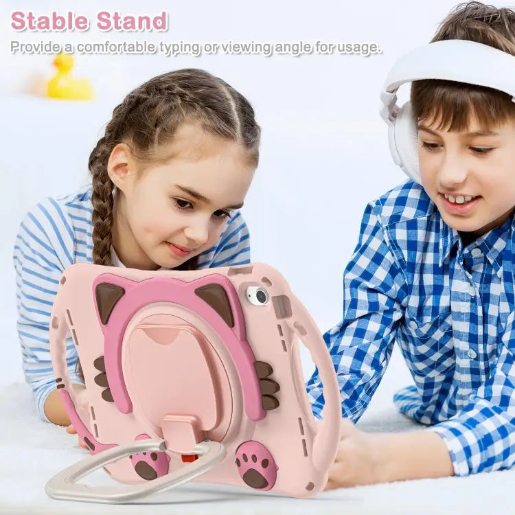 Cute Cat King Kids Shockproof EVA Tablet Case For iPad 10th Gen 10.9 2022 - Apple Accessories