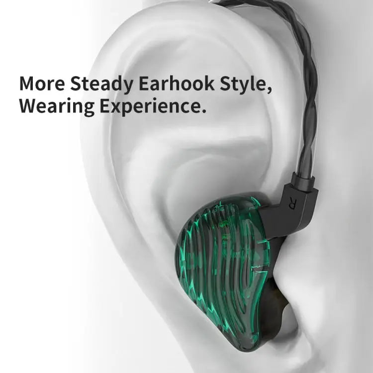 CVJ-CSE Ring Iron Hybrid Music Running Sports In-Ear Wired Headphone With Mic Without Mic - Apple Accessories