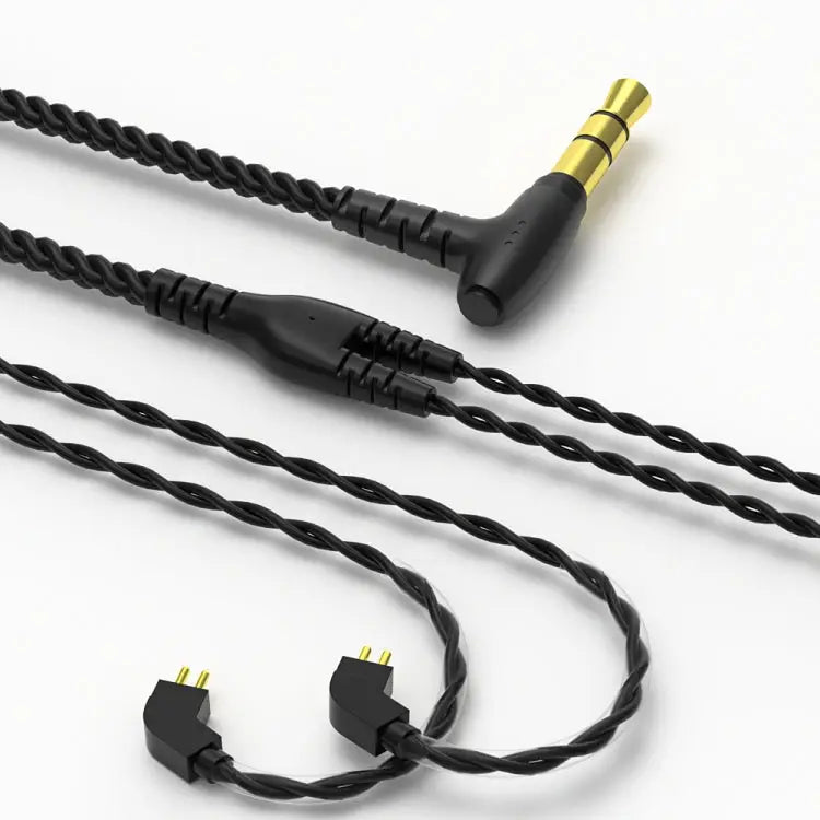 CVJ V2 1.25m Oxygen-free Copper Original 3.5mm Elbow Earphone Cable 0.75mm No Mic 0.78mm No Mic MMCX No Mic 0.75mm
