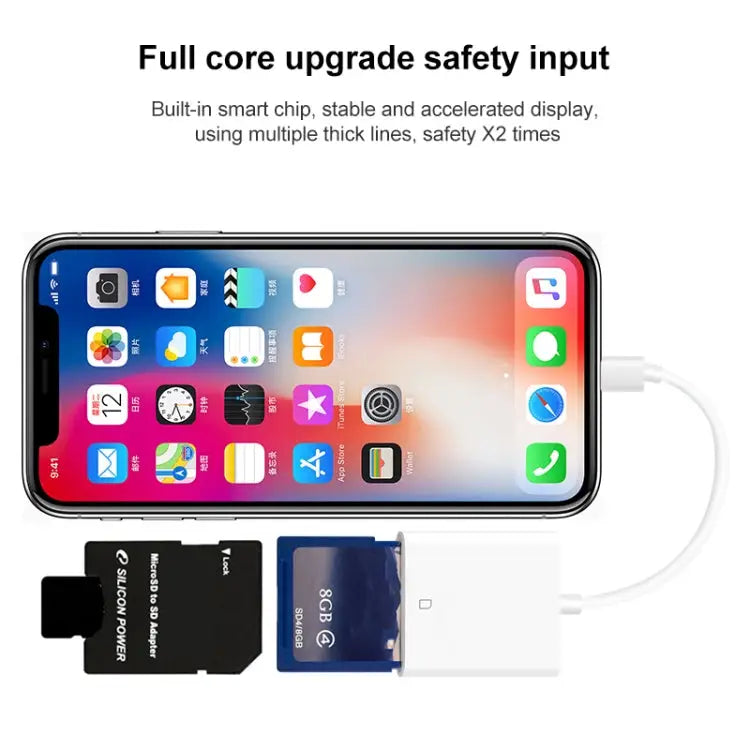 D-128 8 Pin Mobile Phone SD Card Reader D-128 - D-128