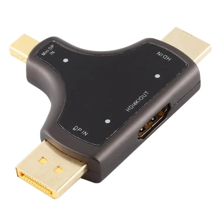 D62A DisplayPort + Mini DP + HDMI Male to HDMI Female 3 in 1 Adapter D62A - D62A