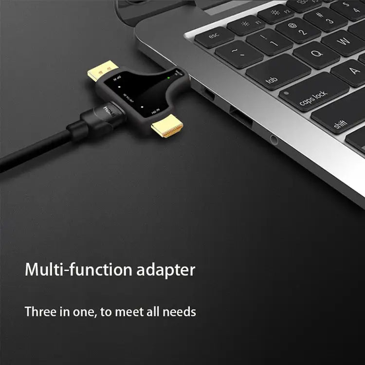 D62A DisplayPort + Mini DP + HDMI Male to HDMI Female 3 in 1 Adapter D62A - D62A