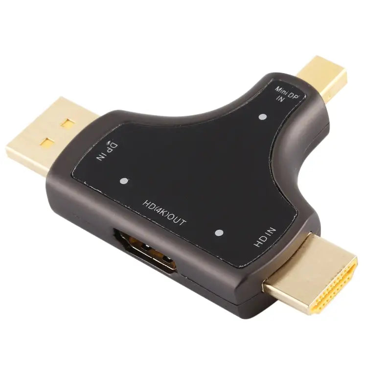 D62A DisplayPort + Mini DP + HDMI Male to HDMI Female 3 in 1 Adapter D62A - D62A