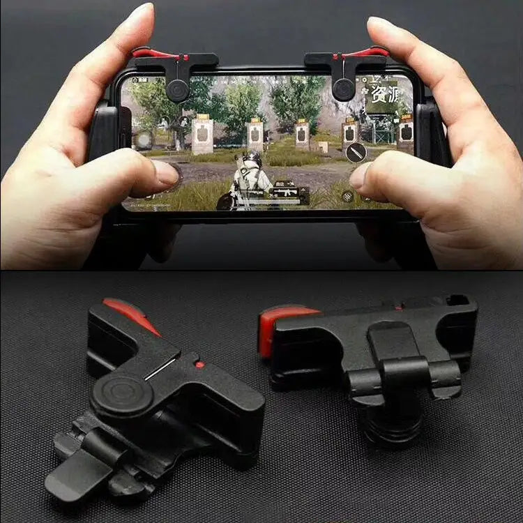 D9 1 Pair Mobile Phone Gaming Handle L / R Shooter PUBG Game Controller D9 - D9