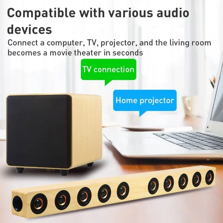 D90 Home Theater Audio Echo Wall Soundbar Subwoofer Audio Subwoofer - Apple Accessories
