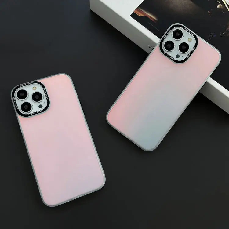 Dazzling Laser Acrylic + TPU Phone Case For iPhone 14 For iPhone 14 Plus For iPhone 14 Pro For iPhone 14 Pro Max