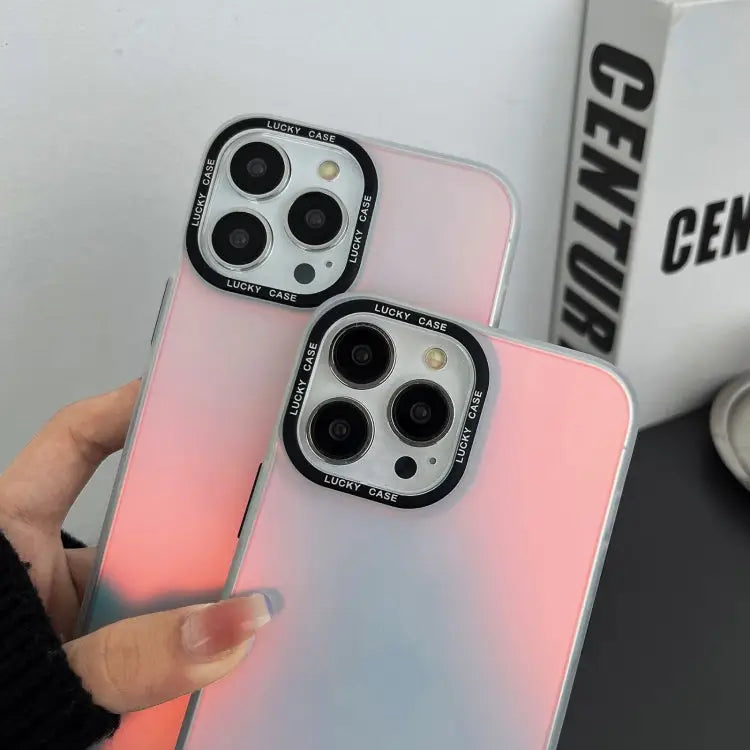 Dazzling Laser Acrylic + TPU Phone Case For iPhone 14 For iPhone 14 Plus For iPhone 14 Pro For iPhone 14 Pro Max