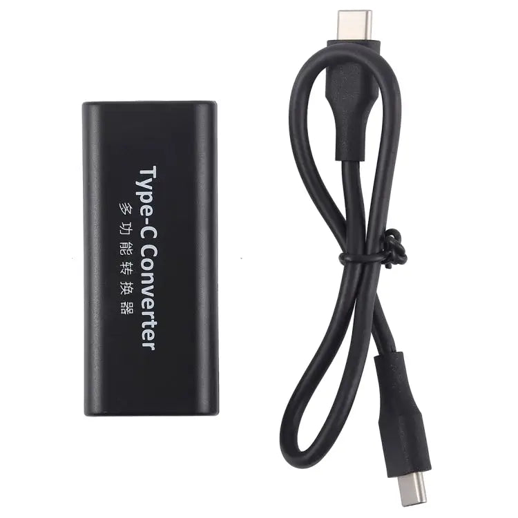 DC 5.5 x 2.1mm Power Jack Female to USB-C / Type C Female Power Connector Adapter with 30cm USB-C / Type C Cable