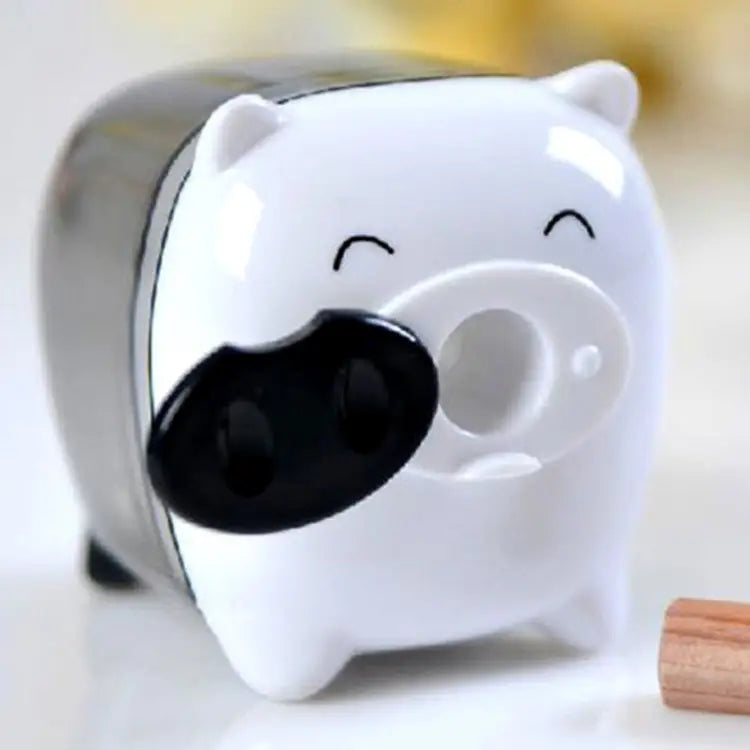 Deli Mini Pig Manual Pencil Sharpeners Kids Friendly at Home Office School Random Color Delivery - 0557