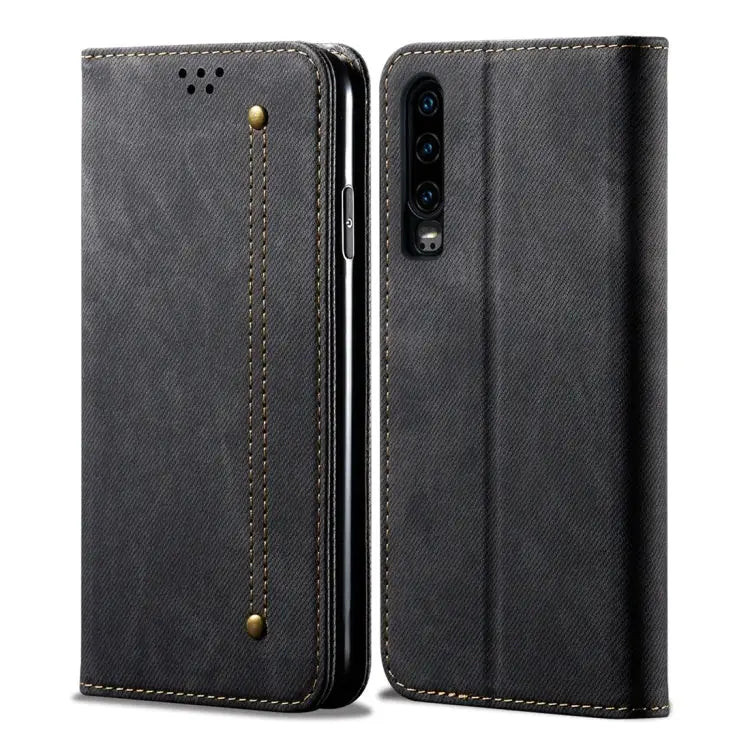 Denim Texture Casual Style Horizontal Flip Leather Case with Holder & Card Slots & Wallet For OPPO A9 / F11 For OPPO