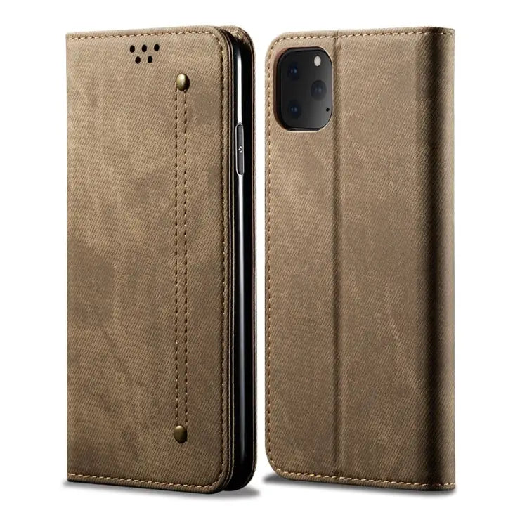 Denim Texture Casual Style Horizontal Flip Leather Case with Holder & Card Slots & Wallet For iPhone 7 Plus / 8 Plus