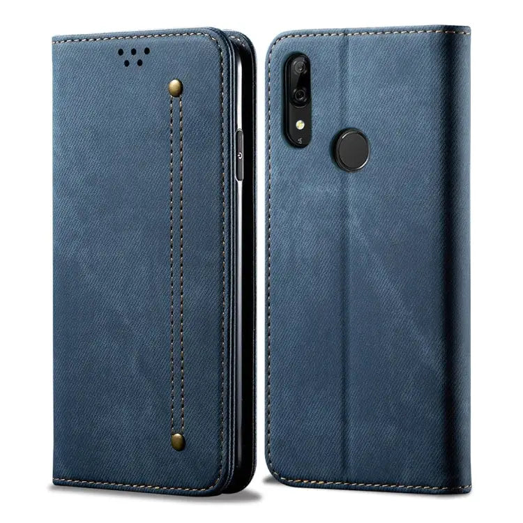 Denim Texture Casual Style Horizontal Flip Leather Case with Holder & Card Slots & Wallet For OPPO A9 / F11 For OPPO