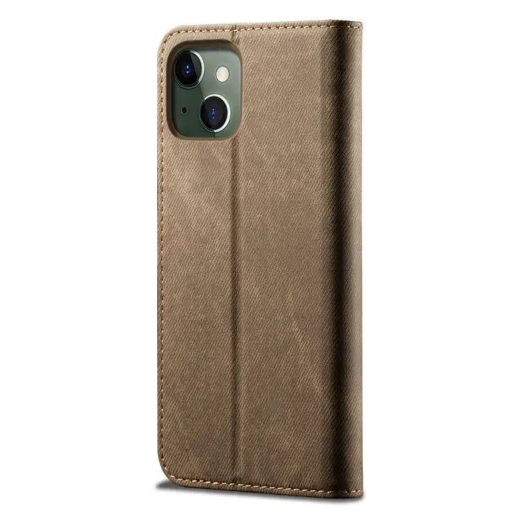 Denim Texture Casual Style Horizontal Flip Leather Case with Holder & Card Slots & Wallet For iPhone 13 For iPhone 13
