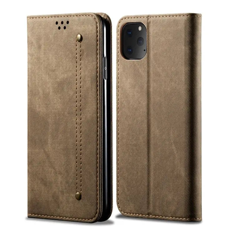Denim Texture Casual Style Horizontal Flip Leather Case with Holder & Card Slots & Wallet For iPhone 7 Plus / 8 Plus