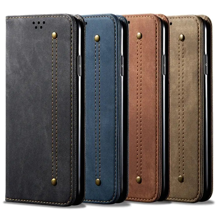 Denim Texture Casual Style Horizontal Flip Leather Case with Holder & Card Slots & Wallet For iPhone 7 Plus / 8 Plus