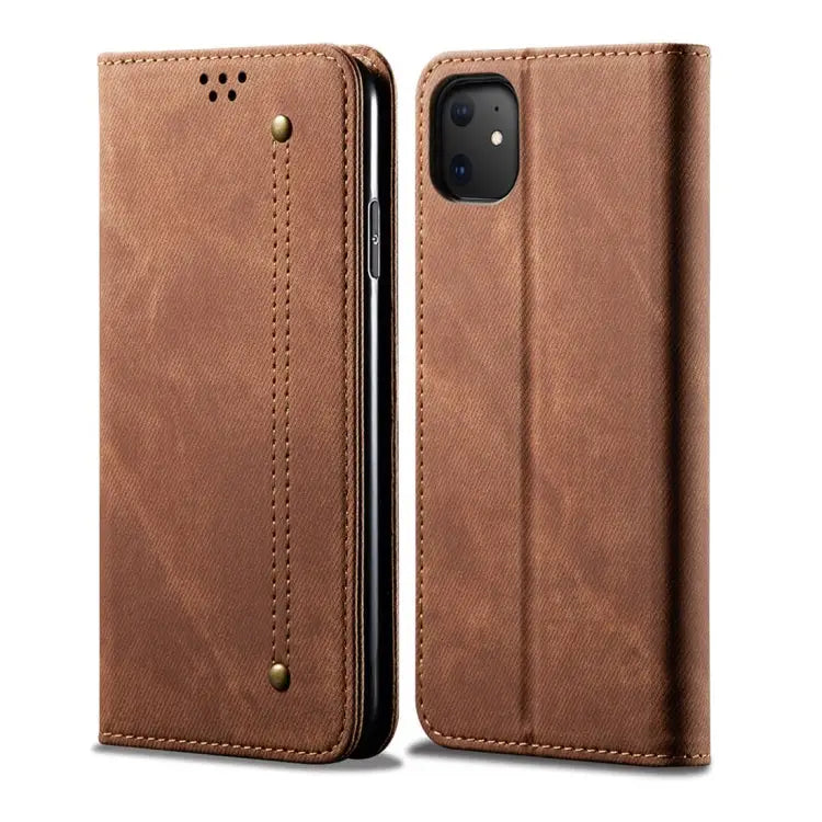 Denim Texture Casual Style Horizontal Flip Leather Case with Holder & Card Slots & Wallet For iPhone 7 Plus / 8 Plus