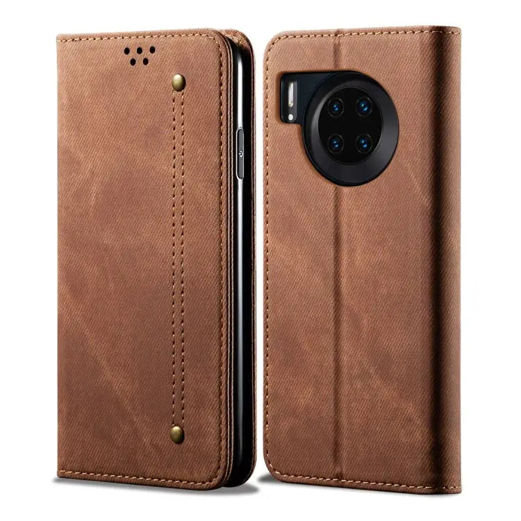 Denim Texture Casual Style Horizontal Flip Leather Case with Holder & Card Slots & Wallet For OPPO A9 / F11 For OPPO