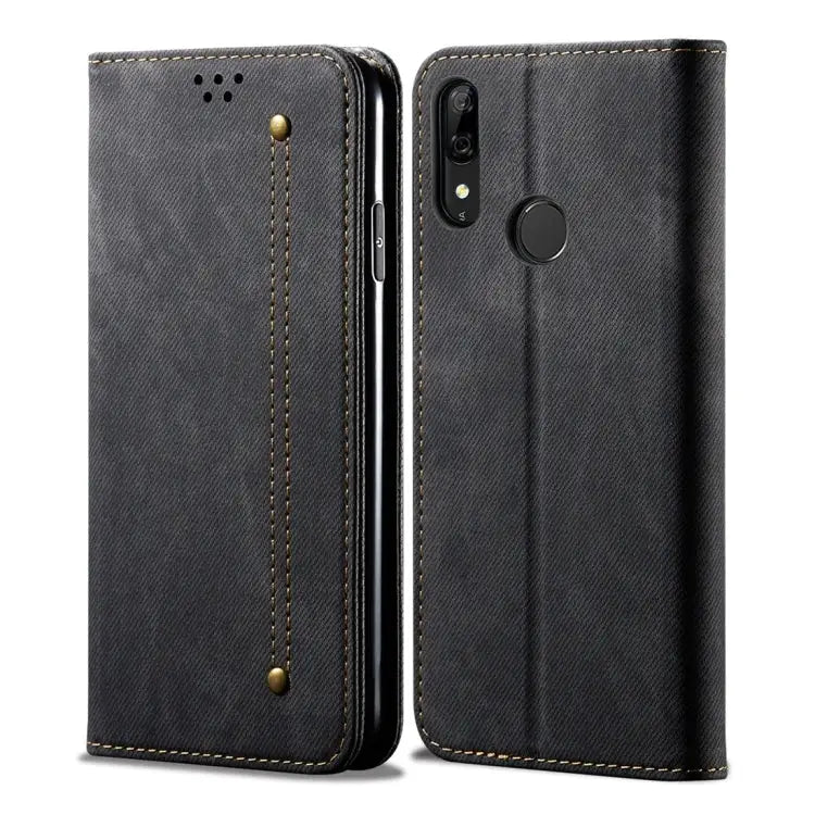 Denim Texture Casual Style Horizontal Flip Leather Case with Holder & Card Slots & Wallet For OPPO A9 / F11 For OPPO